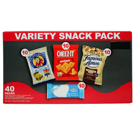 Variety Snack Pack 40 ct