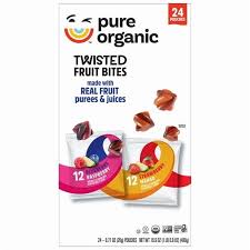 Pure Organic Twisted Fruit Bite 24 ct