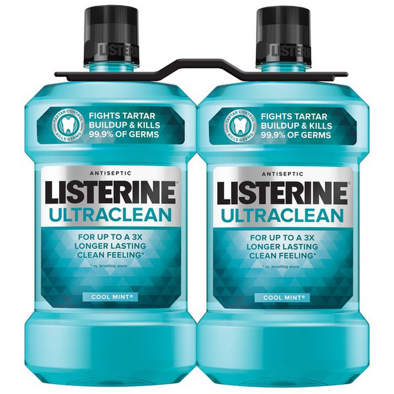 Listerine Ultraclean Mouthwash, 1.5 L | La Comprita