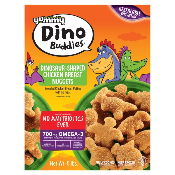 dinosaur chicken nuggets